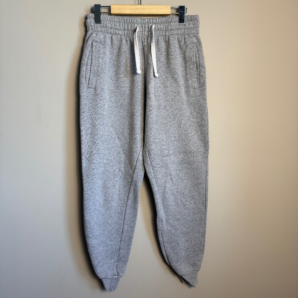 Divided H&M Casual Fleece Lined Baggy Sweatpants Gray Size XS Grunge Streetwear‎